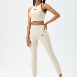 Set de Sport Femme Adidas Beige – Image 1
