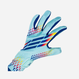 Gants de gardien de but Adidas X Speedportal Pro Al Rihla - Aqua clair/Jaune solaire/Bleu – Image 5