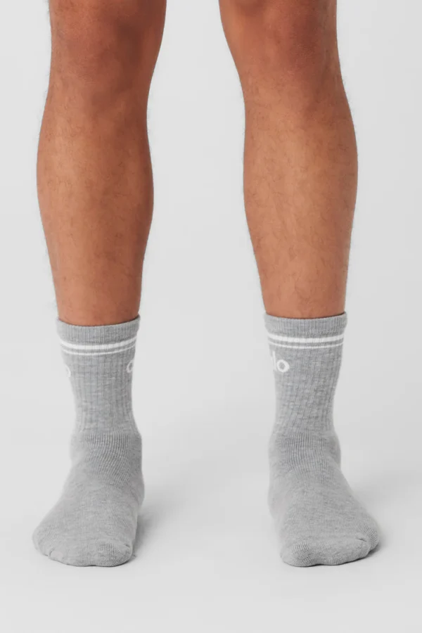 Chaussette unisexe mi-mollet rétro Gris 2 A0480U 03320 b1 a2 m154 1500x