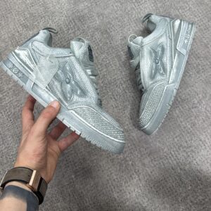 Louis Vuitton Shoes Skate Sneaker Argent – Image 2