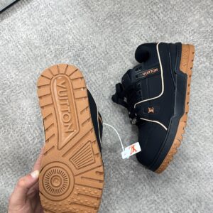 LV Trainer Maxi Sneaker Noir/Marron – Image 4