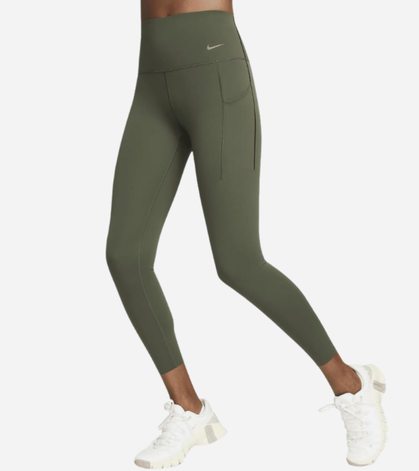 Legging taille haute Nike pour femme, maintien ferme, avec poches - Vert 1 Untitled design 14 1