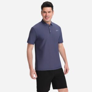 Polo de sport homme Under Armour Bleu 4 Polo de sport homme Under Armour Bleu – Image 2