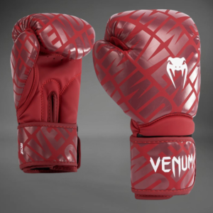 Gant de boxe Venum Contender 1.5 XT - Bordeaux/blanc – Image 1
