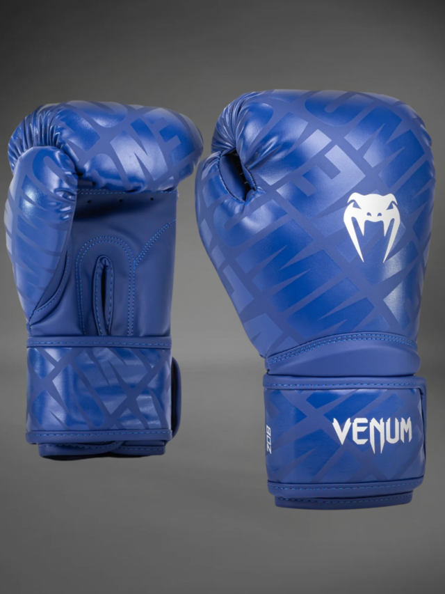 gant boxe bleu
